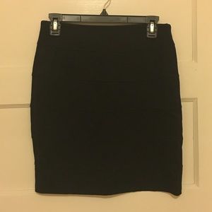 Basic House black mini skirt